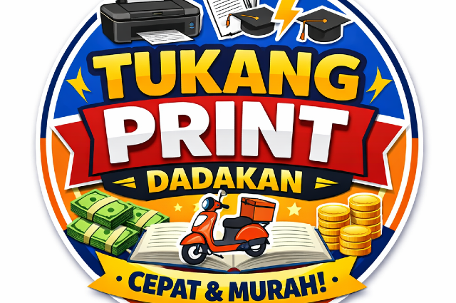 Tukang Print Dadakan